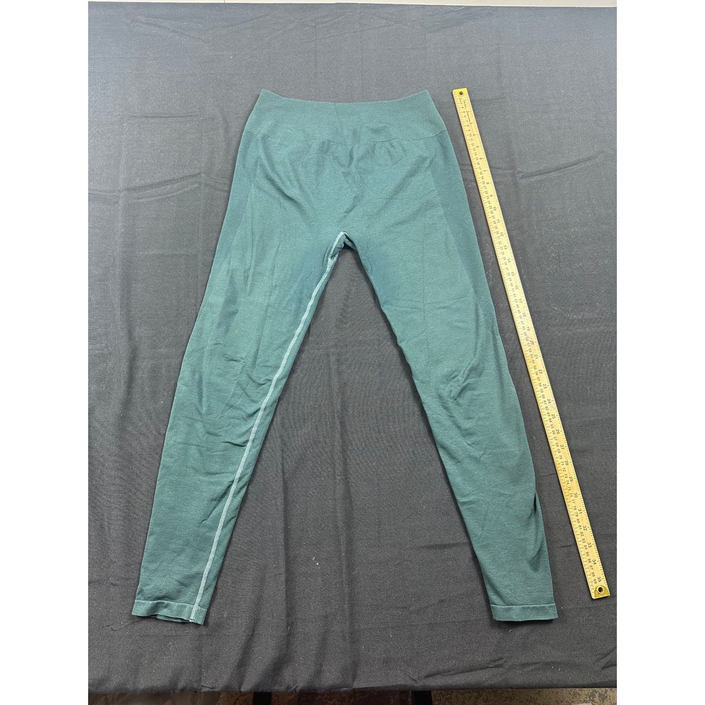 AUROLA Dream Seamless Leggings Womens Dark Teal Green High Waisted Scrunch Gym S